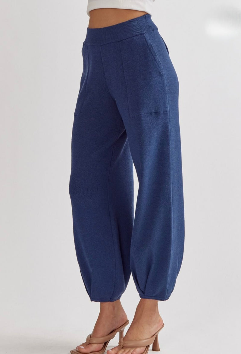 Run To Me Joggers - Navy