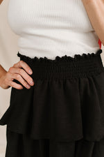 Ampersand Ave Tiered Skirt - Black
