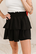 Ampersand Ave Tiered Skirt - Black
