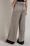 Knot For You Wide Leg Pants - Brown